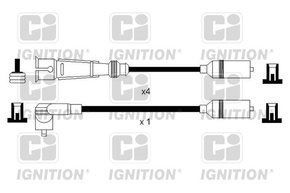 QUINTON HAZELL Комплект проводов зажигания XC1149